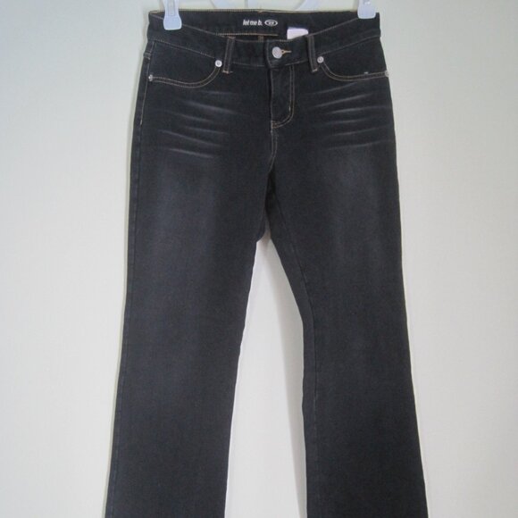 Let Me B. Women's Size 1 Dark Blue Bootcut Cotton/Spandex Mid-Rise Pant Jeans - Picture 1 of 8